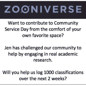 Zooniverse Community Service Challenge