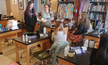 Lycée Day - Spring 2020 tie dying chastity mcbroom