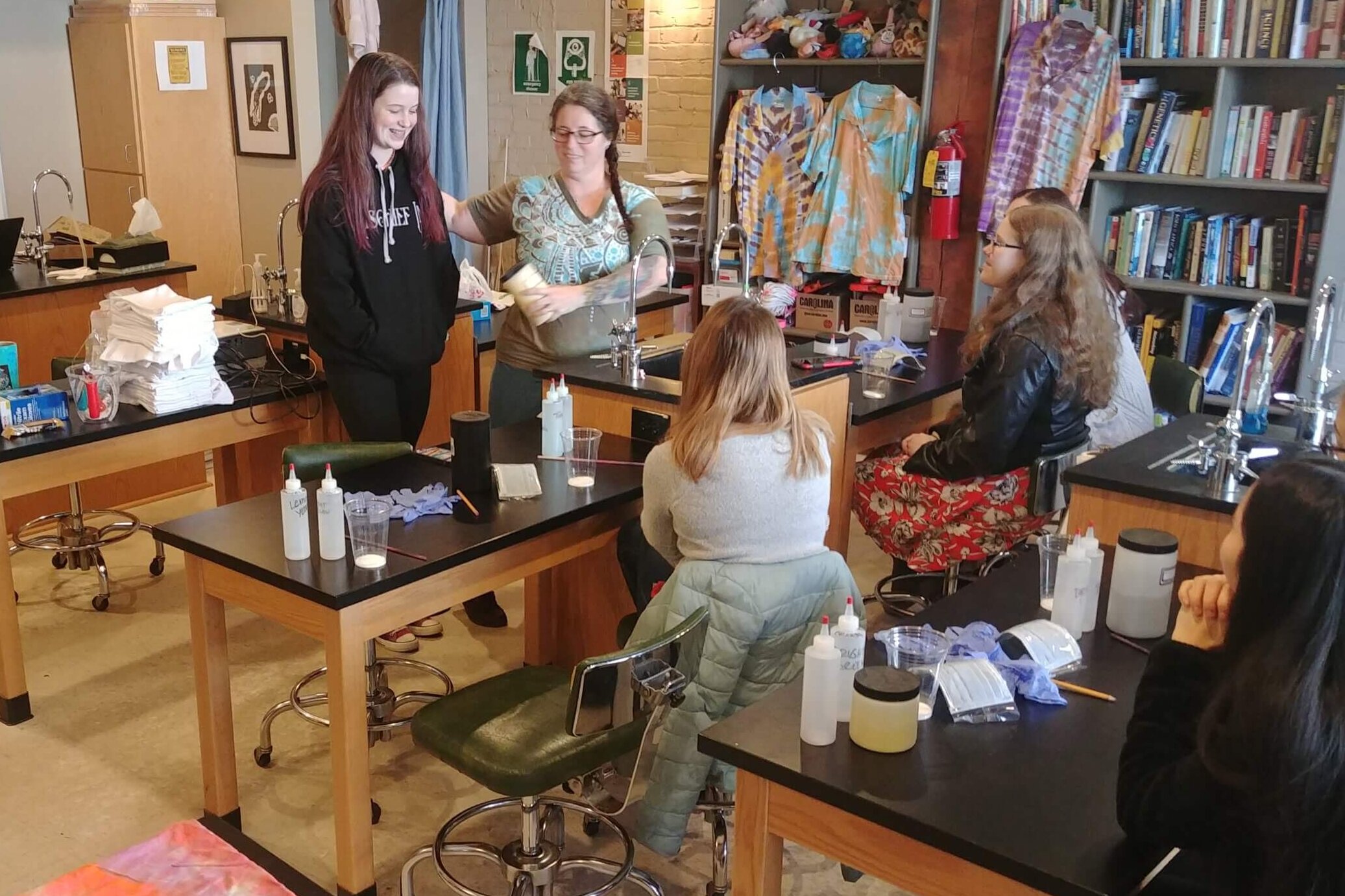 Lycée Day - Spring 2020 tie dying chastity mcbroom