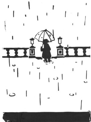 Emma S. - "Remembrance", silkscreen Printmaking Final Projects