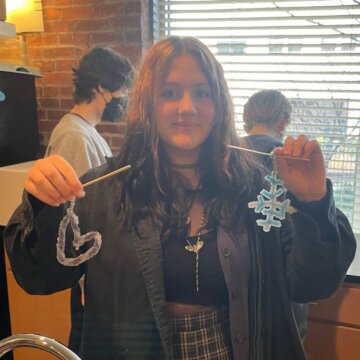 Chem Class Crystals - 3 Crystal Ornaments