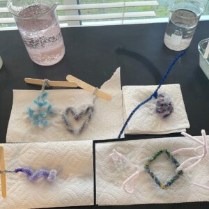 Chem Class Crystals - 7 Crystal Ornaments