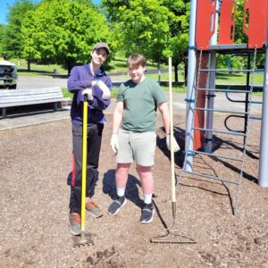 CS 23 #3 Fallon Park 4 Community Service Day with Parks and Rec