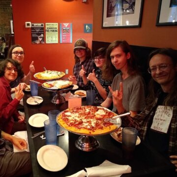 ZineFest2023 - 3 Alumni at ZineFest