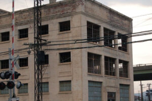 2010 - Exterior of new CHS building, a century-old warehouse under renovation in downtown Roanoke. 2010 Old Warehouse Building