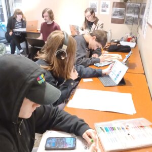 Students attend the Global Y-C.R.E.D virtually