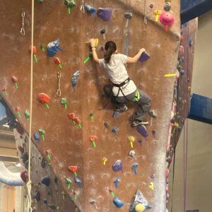 PE Rock Climbing - Olivia 2 PE Rock Climbing