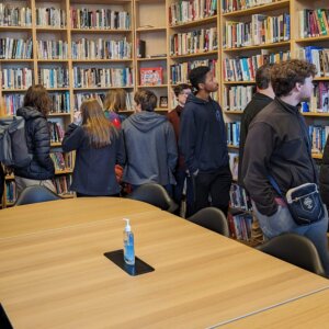 CS - Non-profit Tour - 4 Students taking a tour of local nonprofits.