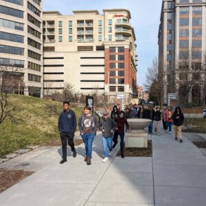 CS - Non-profit Tour - 9 Students taking a tour of local nonprofits.