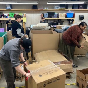 CS - Rescue Mission - 27 Students Volunteering at the Rescue Mission