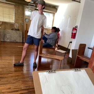 Figure Drawing - 3 Figure Drawing in the new art space