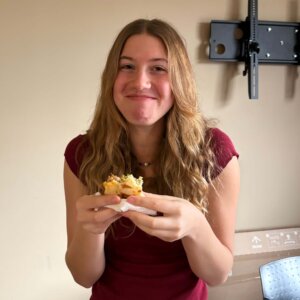 Spanish 2&3 lunch - 20 Spanish Class making arepas